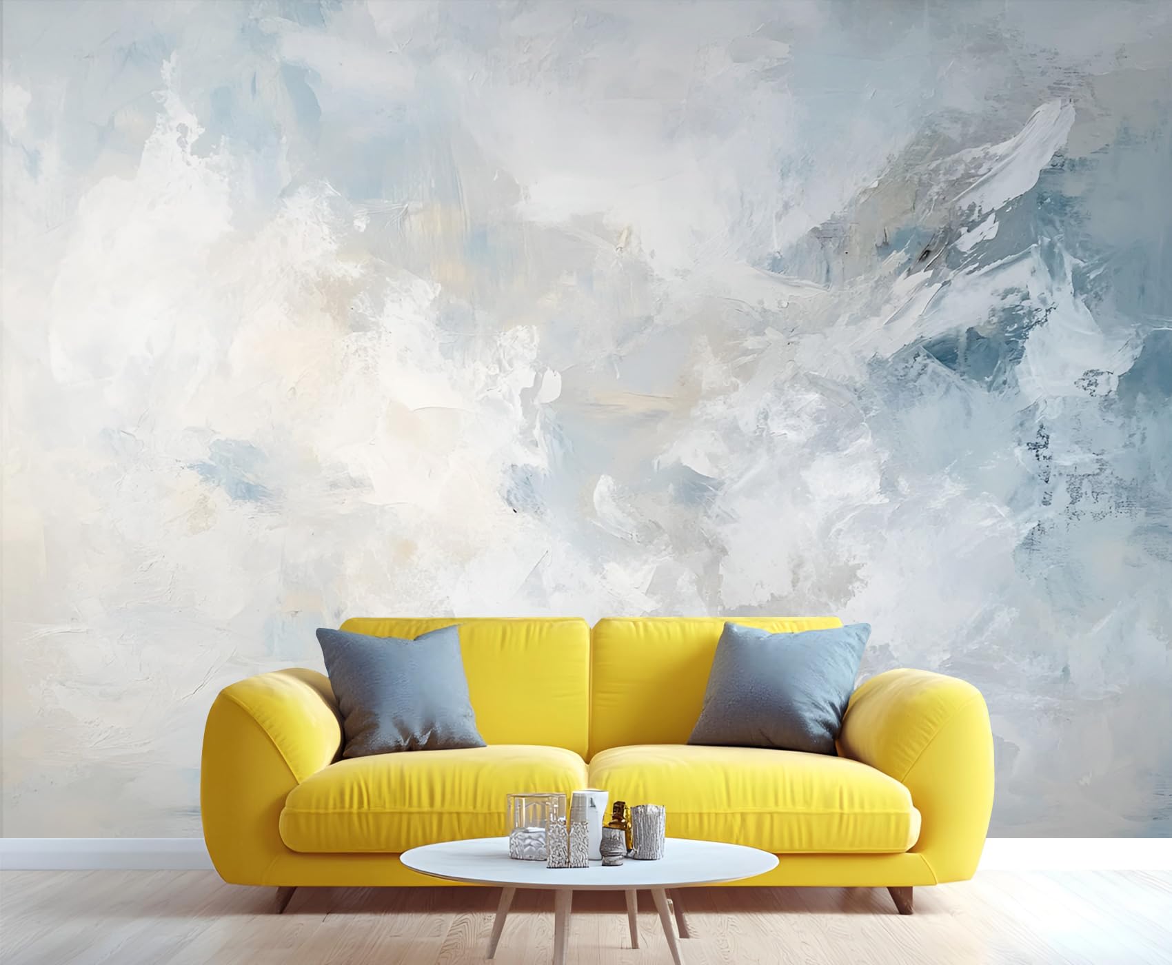 Wooden Board Plank Wall Mural Bedroom - 98" x 69" Murals, Distressed Wallpaper for Living Room, Wooden Board 3D Wall Murals, Vintage Mural Wallpaper (Not Peel and Stick)