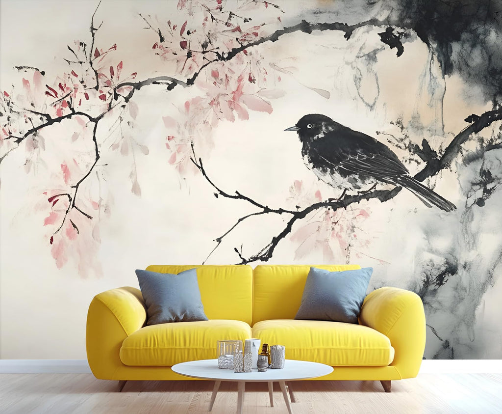 Distressed Wooden Stripes Wall Mural for Bedroom - 79" x 79" Murals, Wooden Plank Wallpaper for Living Room, Distressed Large HD Photo, Stripes Mural Wallpaper for Boys Room (Not Peel and Stick)