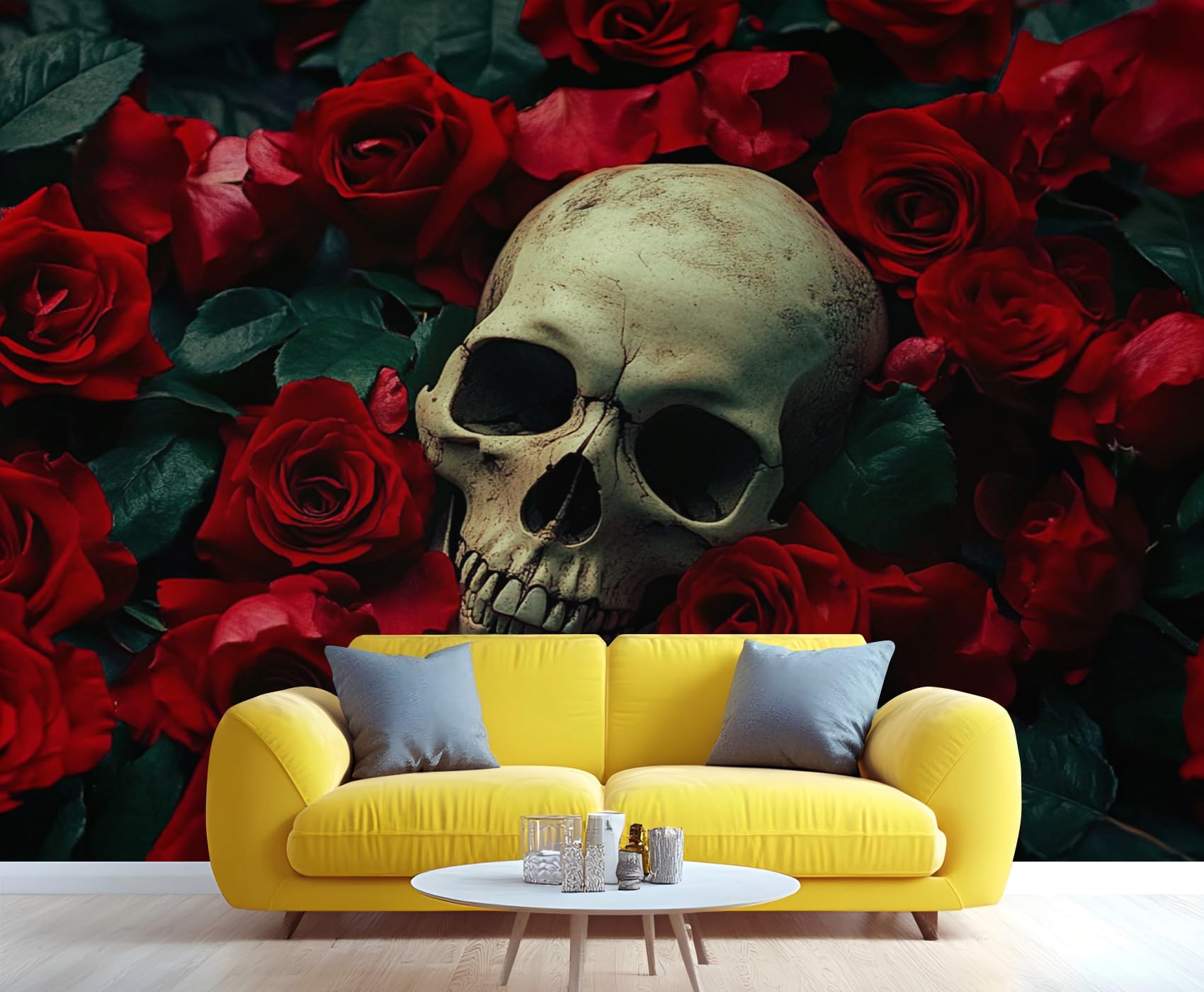 Wooden Board Plank Wall Mural Bedroom - 98" x 69" Murals, Distressed Wallpaper for Living Room, Wooden Board 3D Wall Murals, Vintage Mural Wallpaper (Not Peel and Stick)