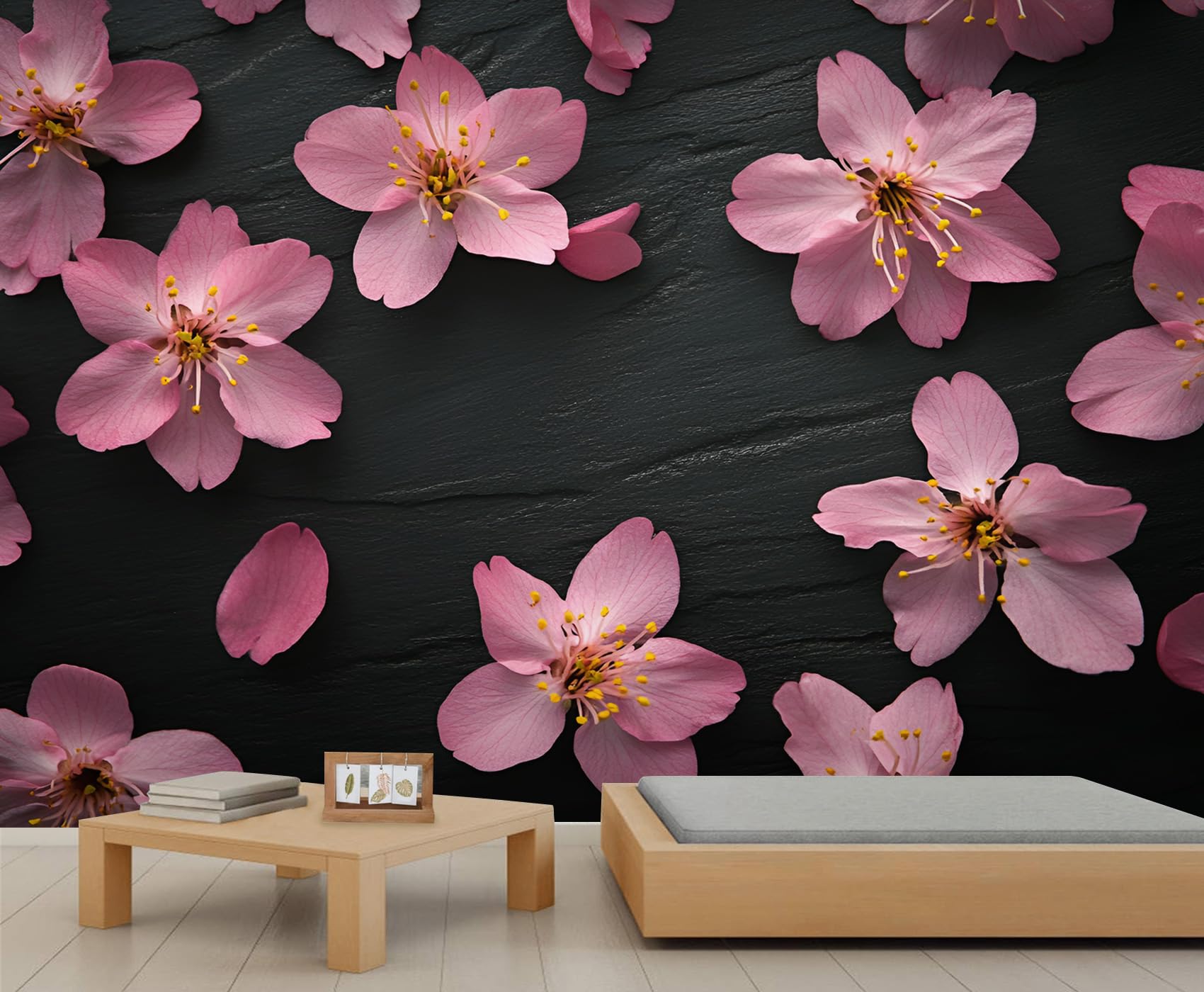 Rustic Wooden Planks Mural Wallpaper - 110" x 79" Mural, Wood Grain Wall Murals for Living Room Bedroom, Vintage Distressed Poster, Wooden Planks Wallpaper (Not Peel and Stick)