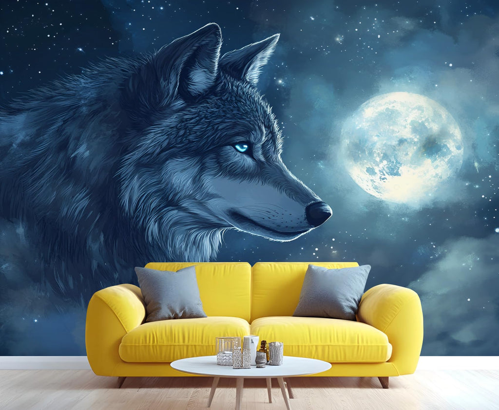 Distressed Wooden Stripes Wall Mural for Bedroom - 79" x 79" Murals, Wooden Plank Wallpaper for Living Room, Distressed Large HD Photo, Stripes Mural Wallpaper for Boys Room (Not Peel and Stick)