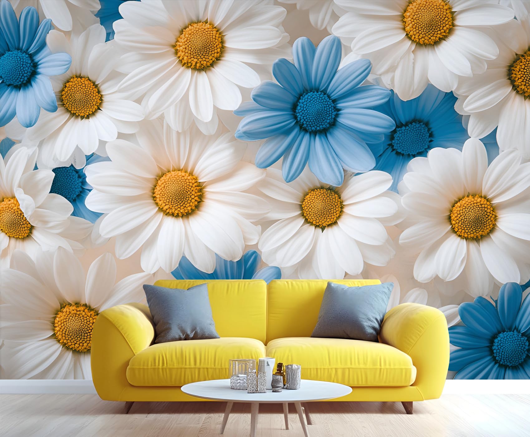 Wooden Board Plank Wall Mural Bedroom - 98" x 69" Murals, Distressed Wallpaper for Living Room, Wooden Board 3D Wall Murals, Vintage Mural Wallpaper (Not Peel and Stick)
