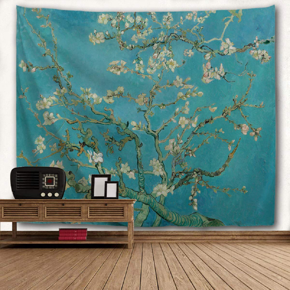 WIHVE Monet's Tapestries, Flower Women Field Argenteuil Tapestry Wall Hanging Art Home Decor for Bedroom Living Room Apartment Dorm 90 x 60 Inches