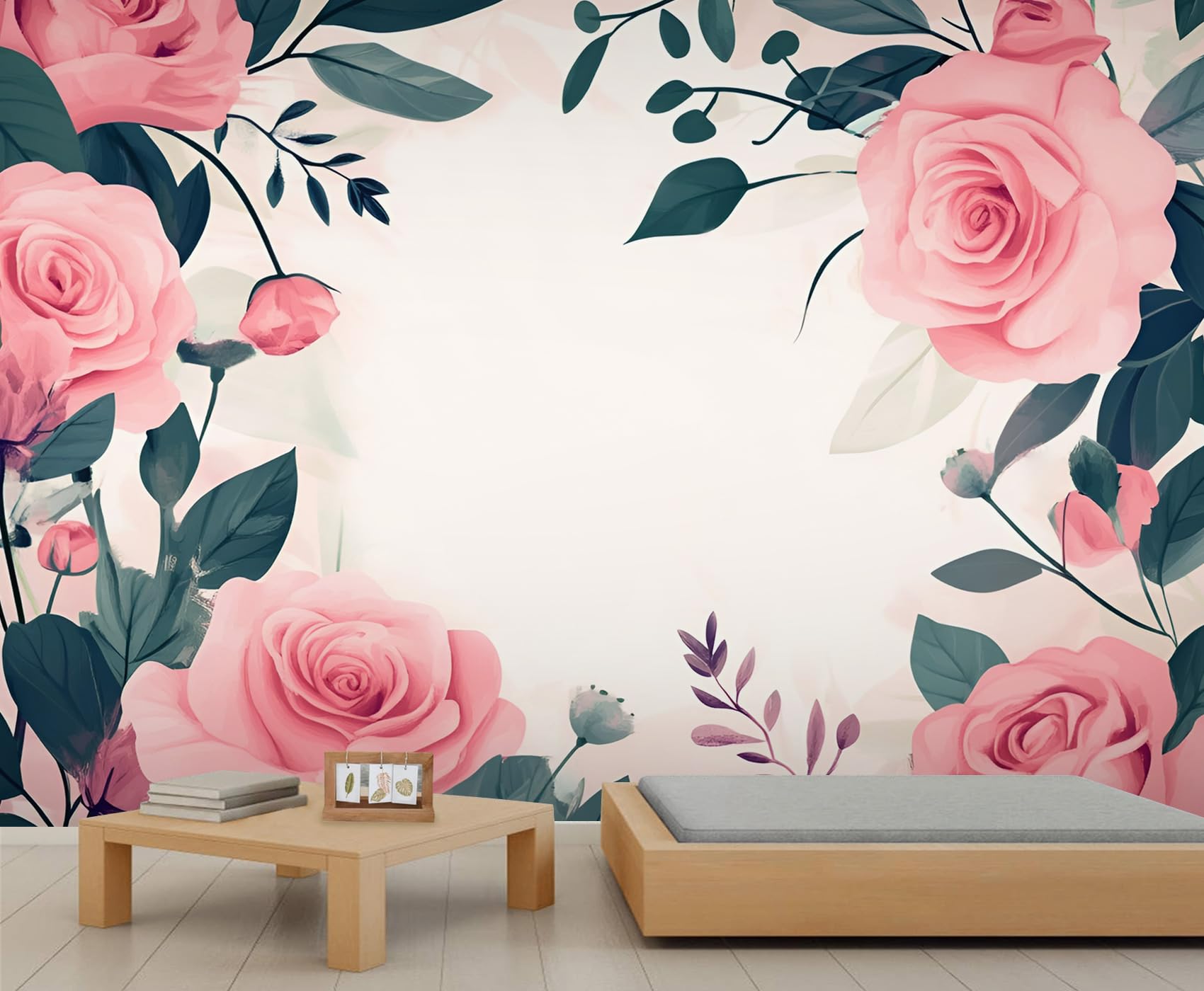 Rustic Wooden Planks Mural Wallpaper - 110" x 79" Mural, Wood Grain Wall Murals for Living Room Bedroom, Vintage Distressed Poster, Wooden Planks Wallpaper (Not Peel and Stick)