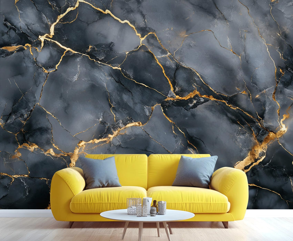 Distressed Wooden Stripes Wall Mural for Bedroom - 79" x 79" Murals, Wooden Plank Wallpaper for Living Room, Distressed Large HD Photo, Stripes Mural Wallpaper for Boys Room (Not Peel and Stick)