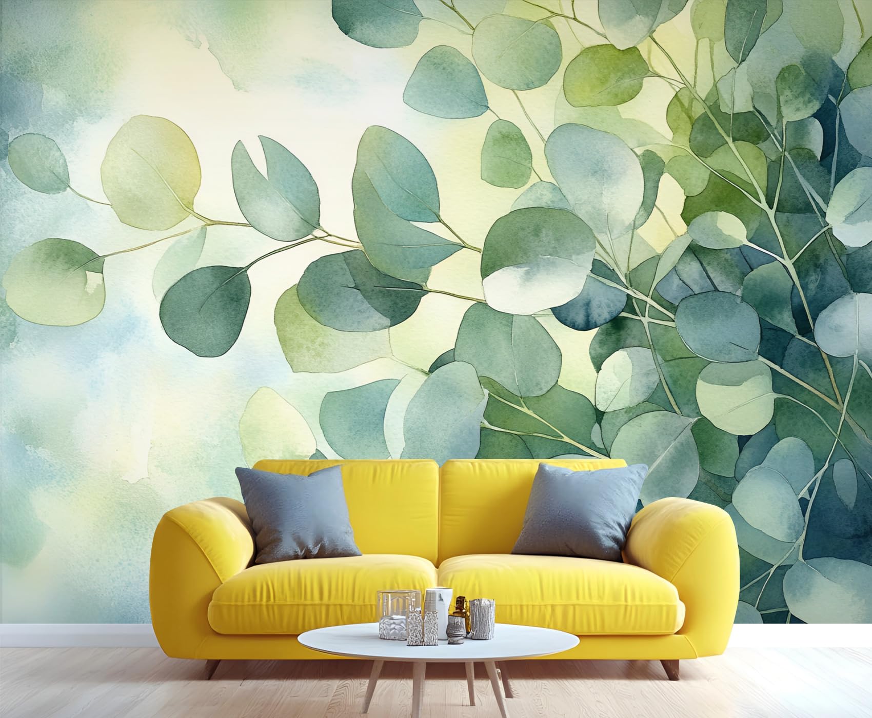 Wooden Board Plank Wall Mural Bedroom - 98" x 69" Murals, Distressed Wallpaper for Living Room, Wooden Board 3D Wall Murals, Vintage Mural Wallpaper (Not Peel and Stick)