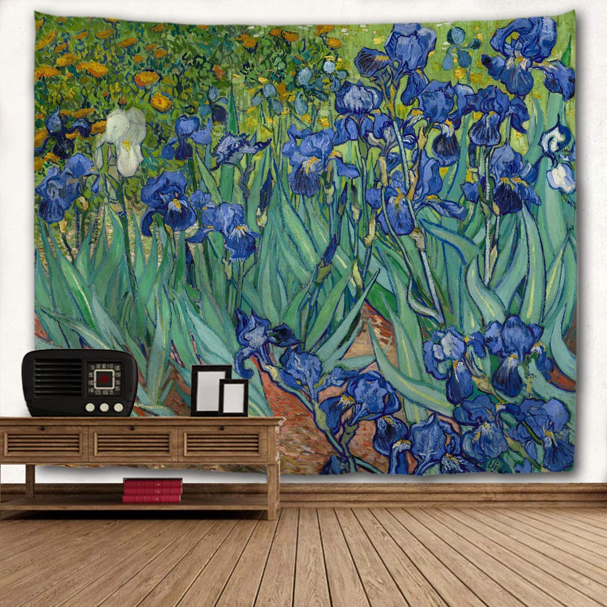 WIHVE Monet's Tapestries, Flower Women Field Argenteuil Tapestry Wall Hanging Art Home Decor for Bedroom Living Room Apartment Dorm 90 x 60 Inches
