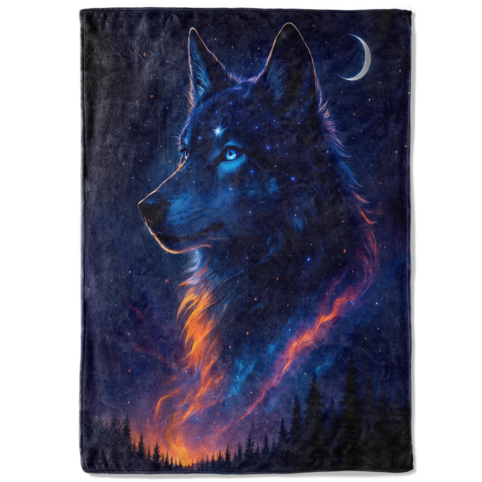 Oriental Roaring Tiger Ink Fleece Blanket,60x80in,Bold Traditional Chinese Art Style Mountains Throw Blankets,Soft Cozy Lightweight, Ideal for Bed Living Room Home Decor,Women Gifts