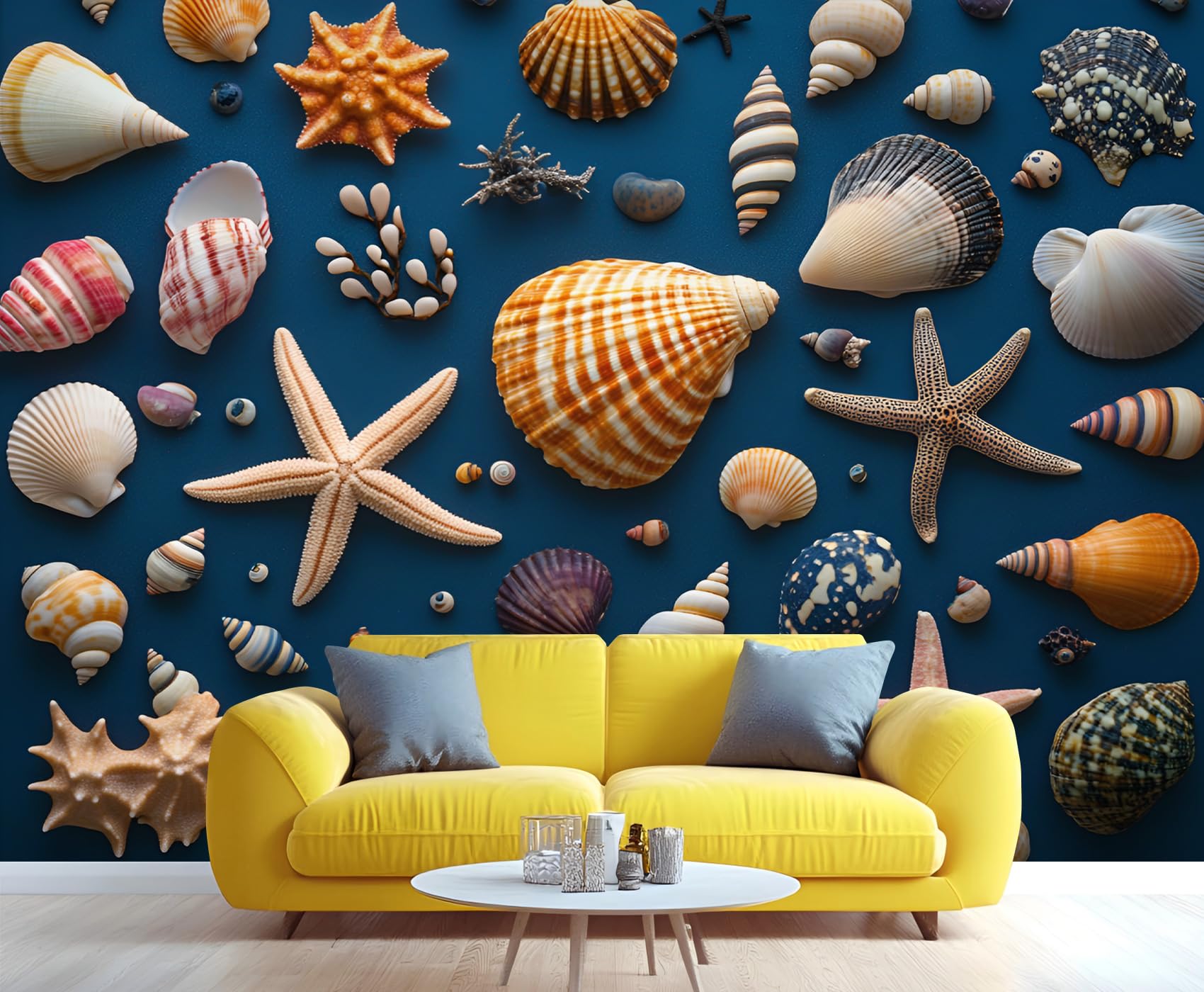 Wooden Board Plank Wall Mural Bedroom - 98" x 69" Murals, Distressed Wallpaper for Living Room, Wooden Board 3D Wall Murals, Vintage Mural Wallpaper (Not Peel and Stick)