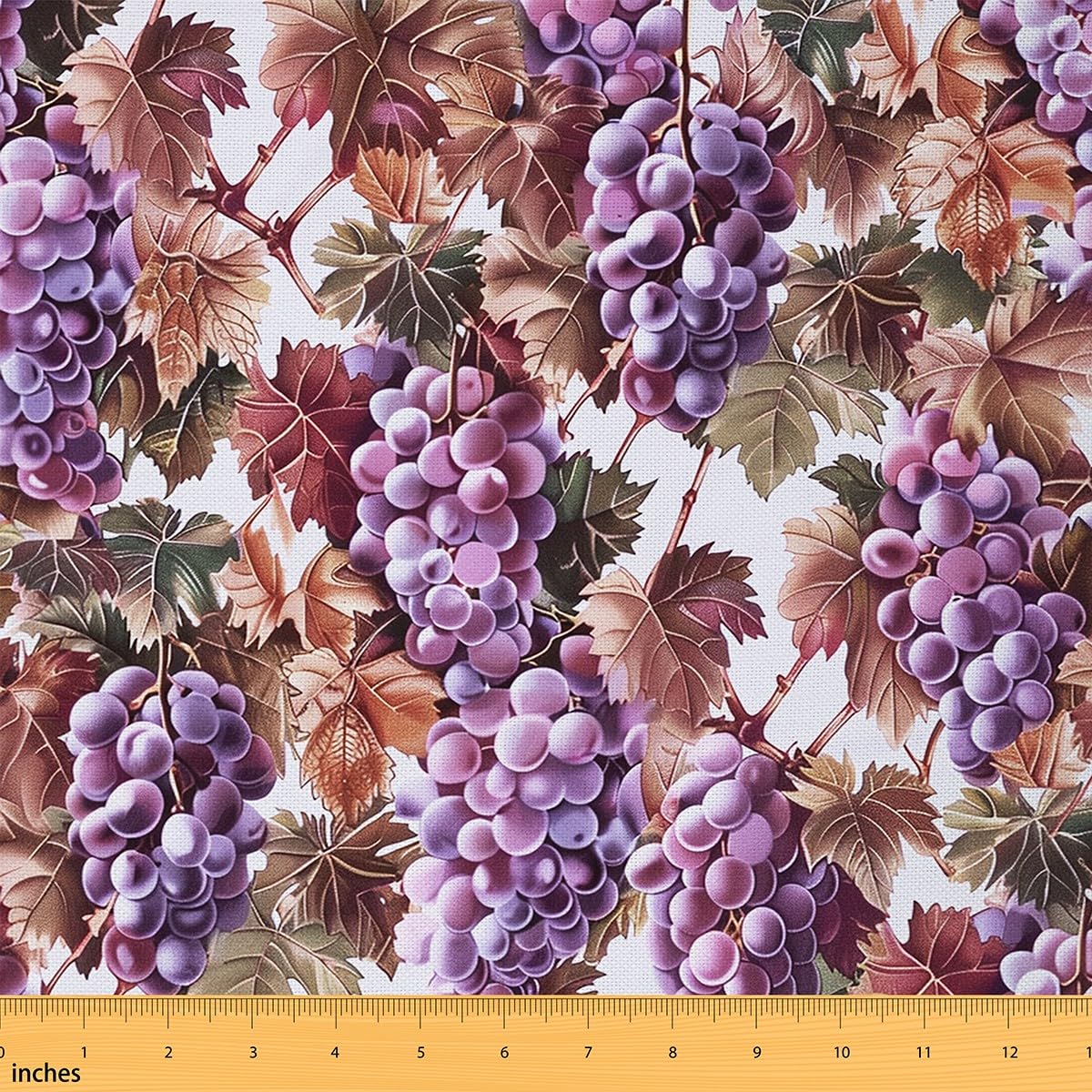 Hummingbird Fabric by The Yard,Botaniclal Flowers Rustic Style DIY Art Project,Jungle Wild Plants Outdoor Decor,Farm Garden Decor Soft Flannel Polyester No Stretch Fabric,3 Yards,108" L x 59" W