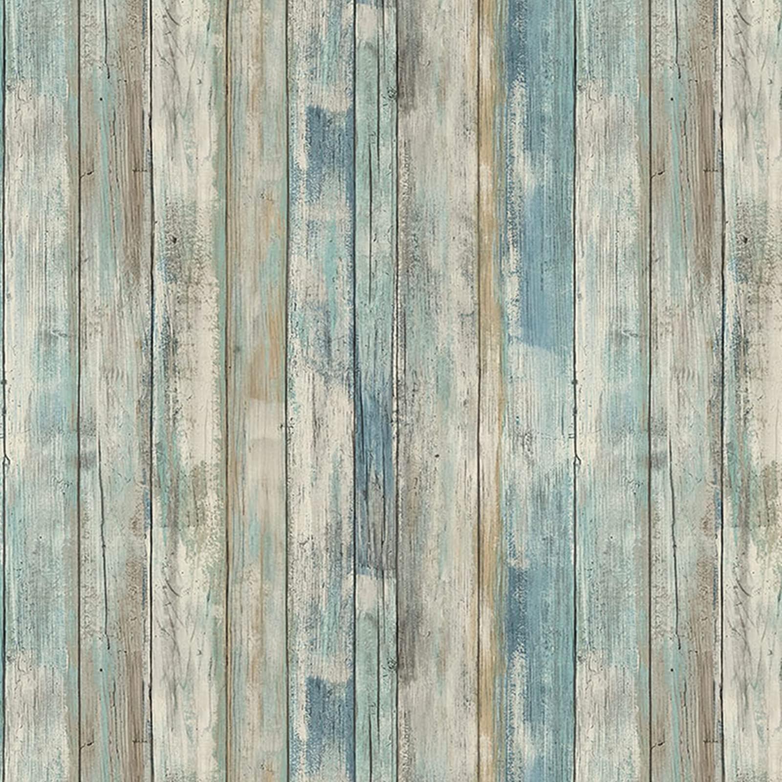 practicalWs Peel and Stick Wallpaper 17.71" x 590.5" Wood Wallpaper Wood Contact Paper Vintage Removable Self-Adhesive Wall Paper for Bedroom Walls Decor Faux Wooden Grain Look Vinyl Film Roll
