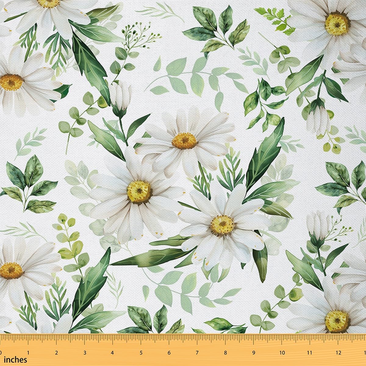 Hummingbird Fabric by The Yard,Botaniclal Flowers Rustic Style DIY Art Project,Jungle Wild Plants Outdoor Decor,Farm Garden Decor Soft Flannel Polyester No Stretch Fabric,3 Yards,108" L x 59" W