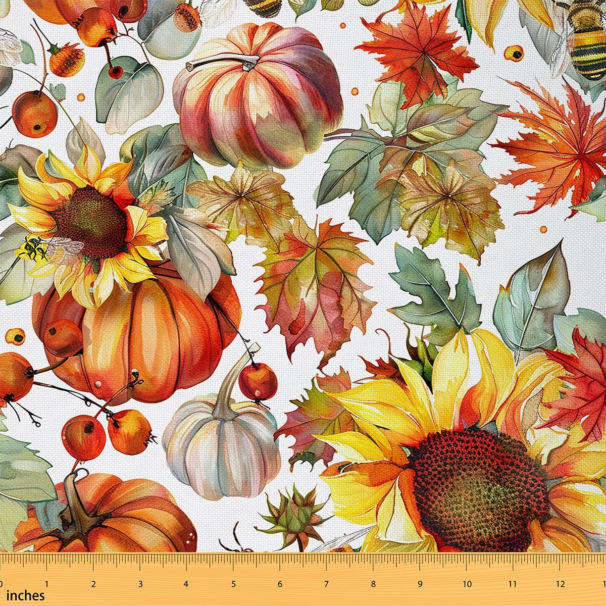 Hummingbird Fabric by The Yard,Botaniclal Flowers Rustic Style DIY Art Project,Jungle Wild Plants Outdoor Decor,Farm Garden Decor Soft Flannel Polyester No Stretch Fabric,3 Yards,108" L x 59" W