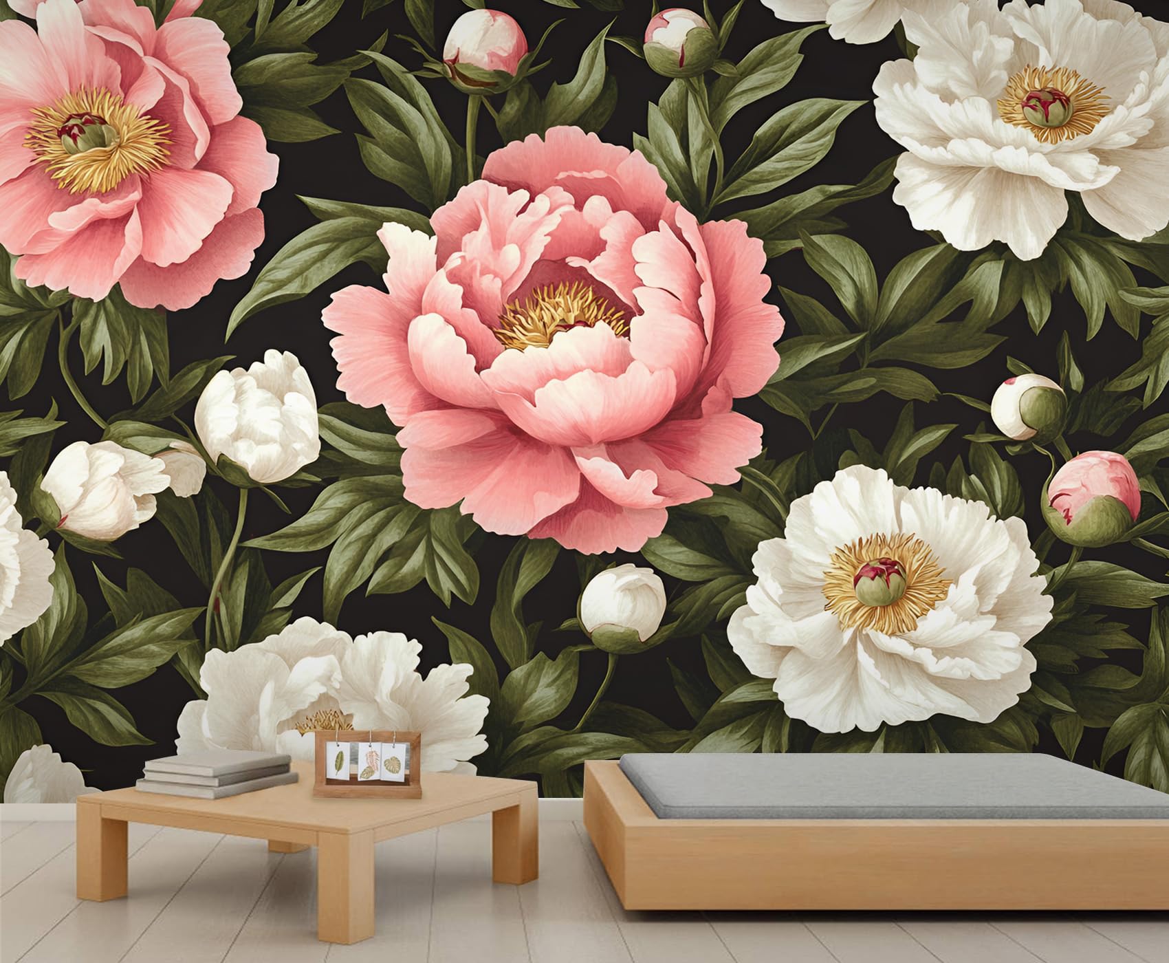 Rustic Wooden Planks Mural Wallpaper - 110" x 79" Mural, Wood Grain Wall Murals for Living Room Bedroom, Vintage Distressed Poster, Wooden Planks Wallpaper (Not Peel and Stick)