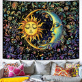 Spenlife Sun Tapestry Boho Tapestry for Bedroom Yellow and Green Tapestries Wall Hanging Bedroom Living Room Wall Art and Home Decor 70x90