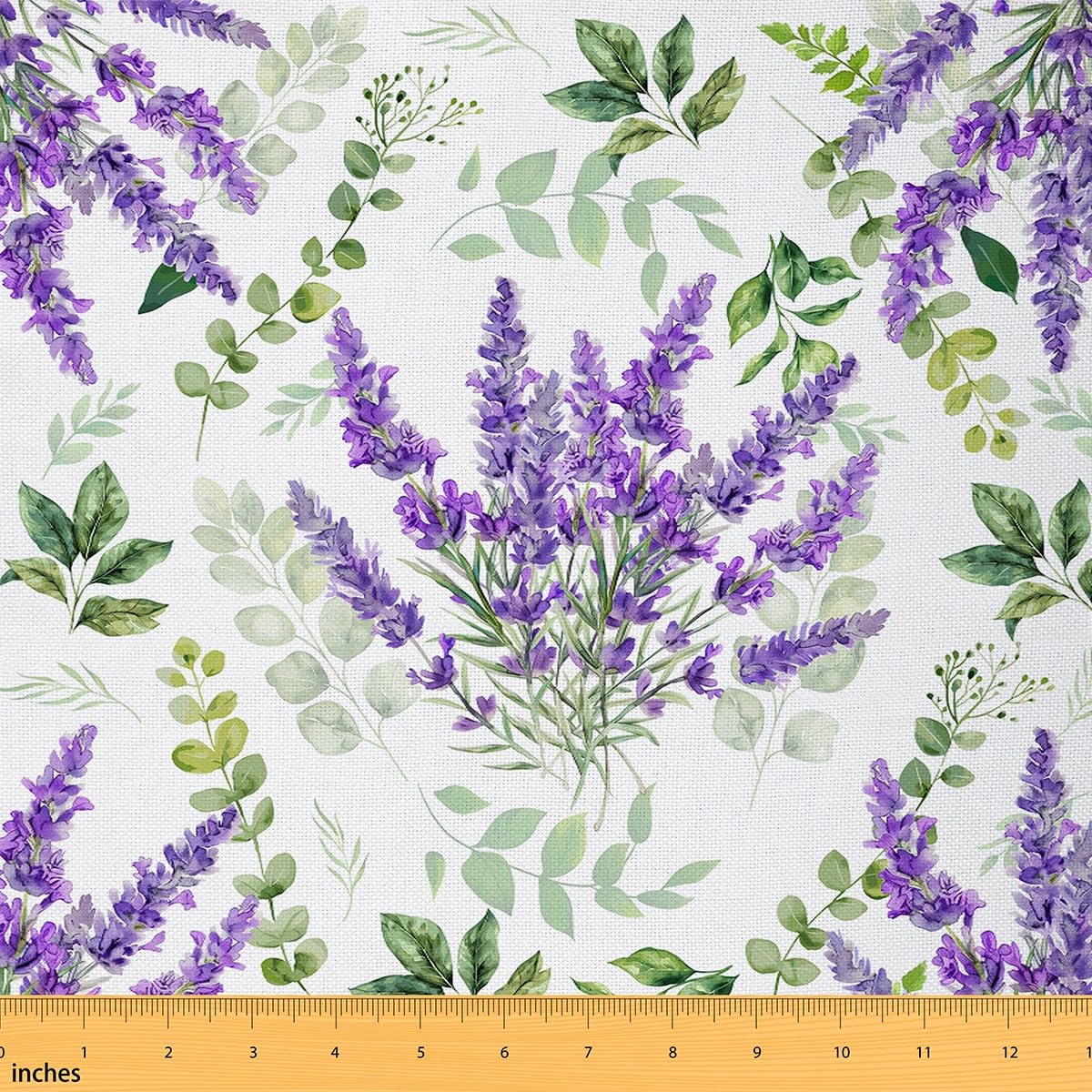 Hummingbird Fabric by The Yard,Botaniclal Flowers Rustic Style DIY Art Project,Jungle Wild Plants Outdoor Decor,Farm Garden Decor Soft Flannel Polyester No Stretch Fabric,3 Yards,108" L x 59" W