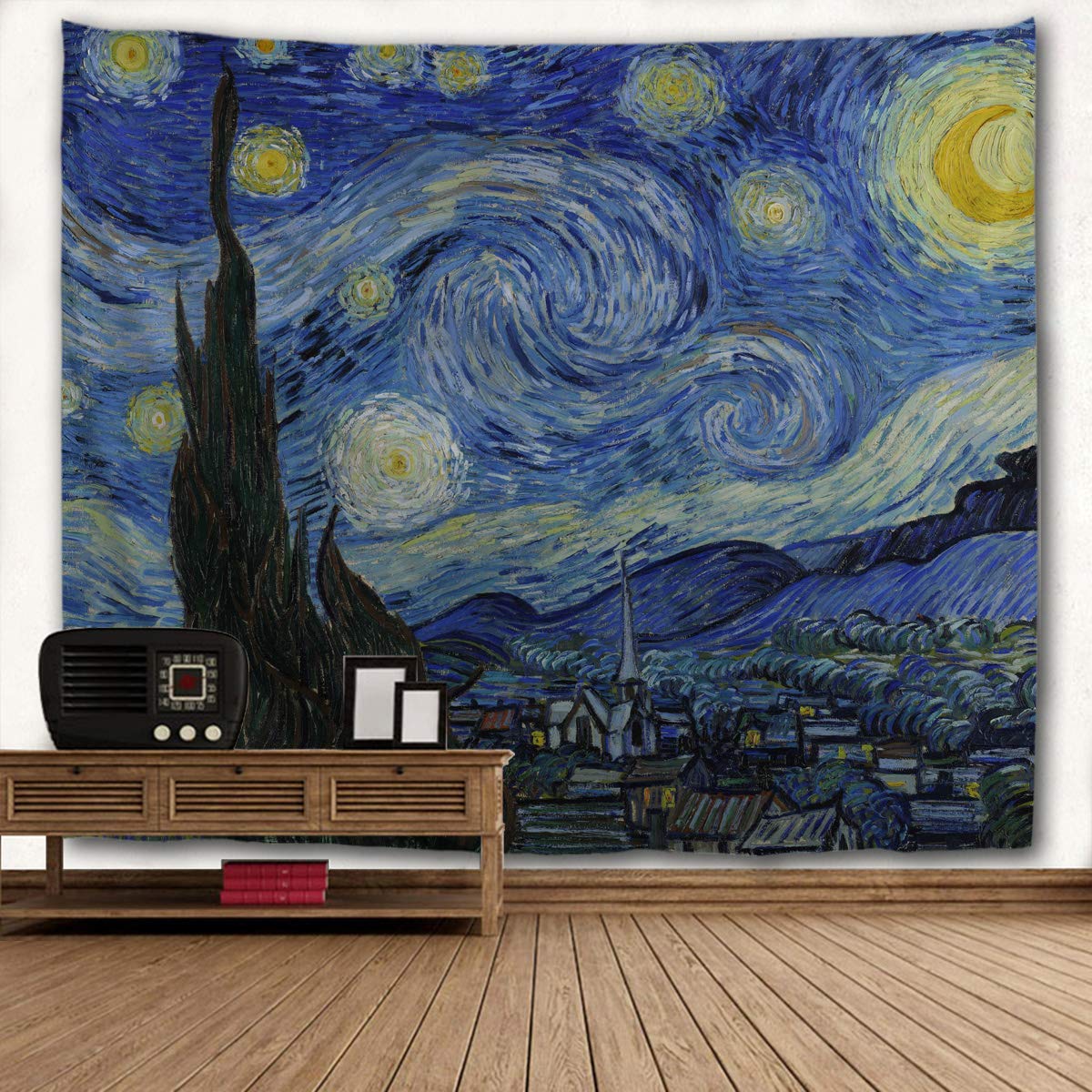 WIHVE Monet's Tapestries, Flower Women Field Argenteuil Tapestry Wall Hanging Art Home Decor for Bedroom Living Room Apartment Dorm 90 x 60 Inches