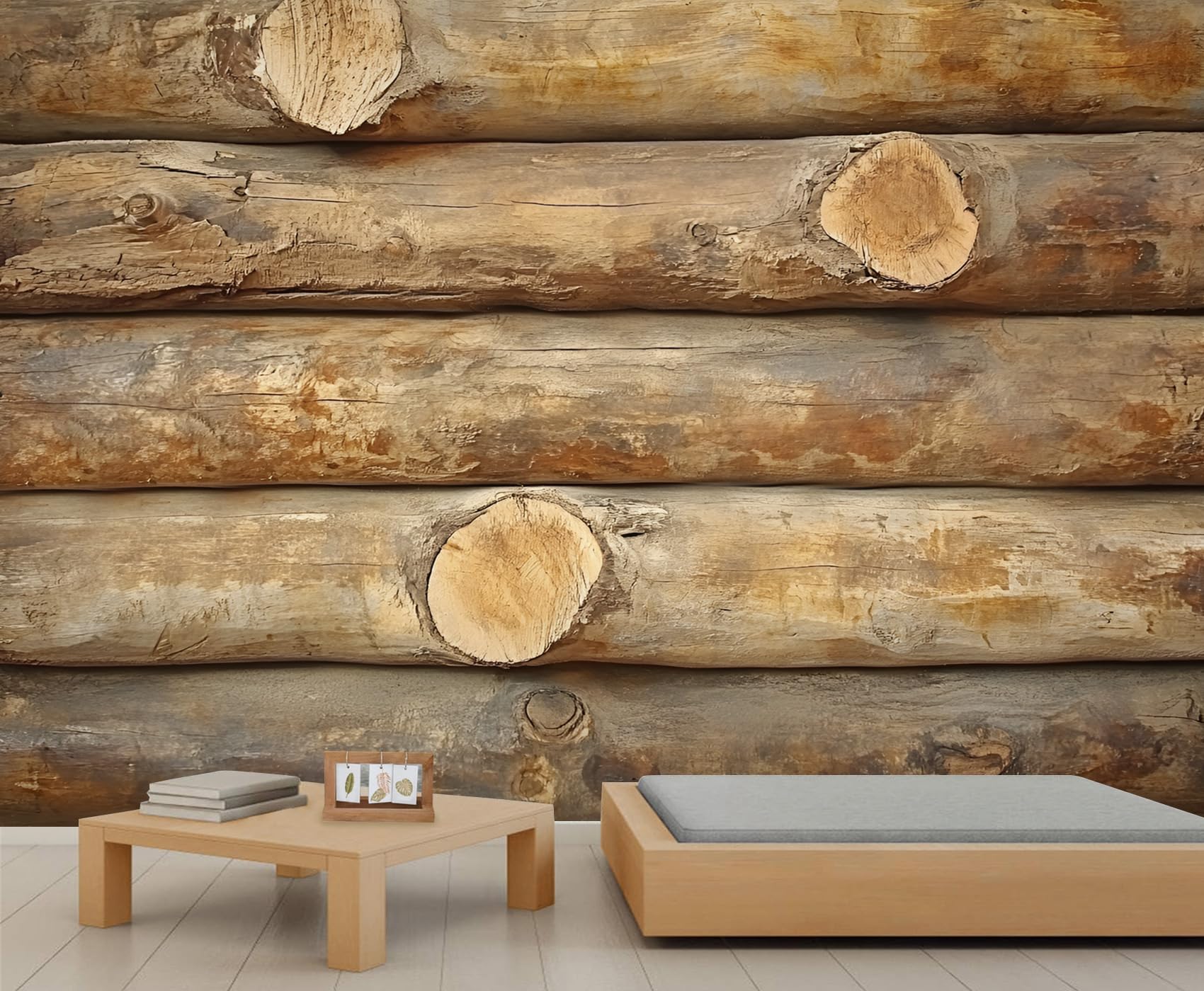 Old Wood Board Wall Mural, Distressed Mural, Industrial Wallpaper, Retro Wall Mural for Bedroom, Wood Grain Home Decor, Wooden Gifts for Women 141.7"x98.4"