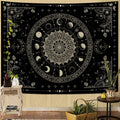 Lunerfex Floral Mandala Tapestry Boho Tapestry for Bedroom Brown Tapestries Wall Hanging Living Room Wall Art and Home Decor 70x90
