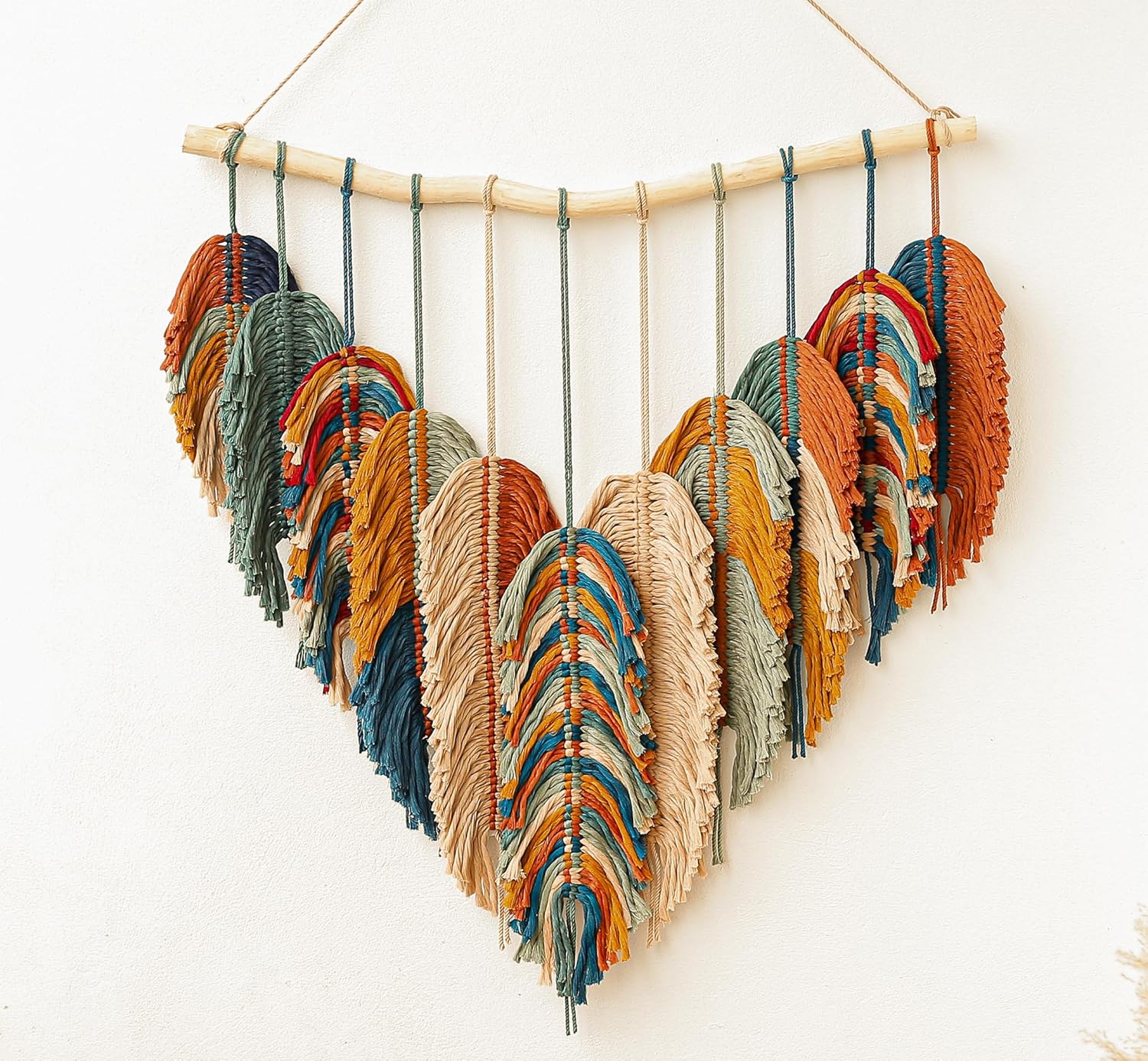 Boho Wall Decor - Large Macrame Wall Hanging - Boho Bedroom Wall Decor - Wall Tapestry For Bedroom - 31x39 inches