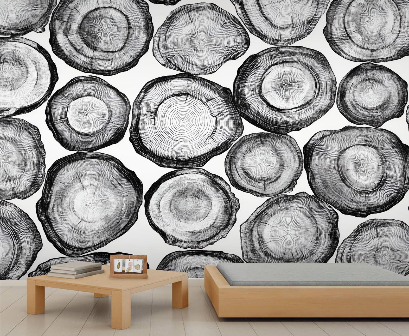 Old Wood Board Wall Mural, Distressed Mural, Industrial Wallpaper, Retro Wall Mural for Bedroom, Wood Grain Home Decor, Wooden Gifts for Women 141.7"x98.4"